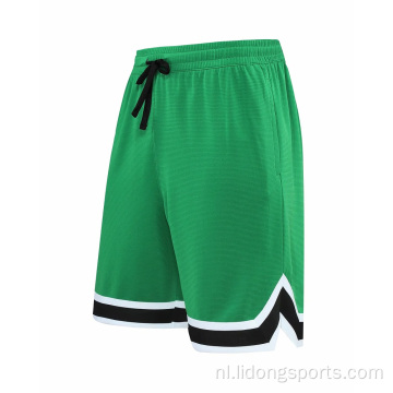 Ademvolle heren basketbal shorts heren workout shorts